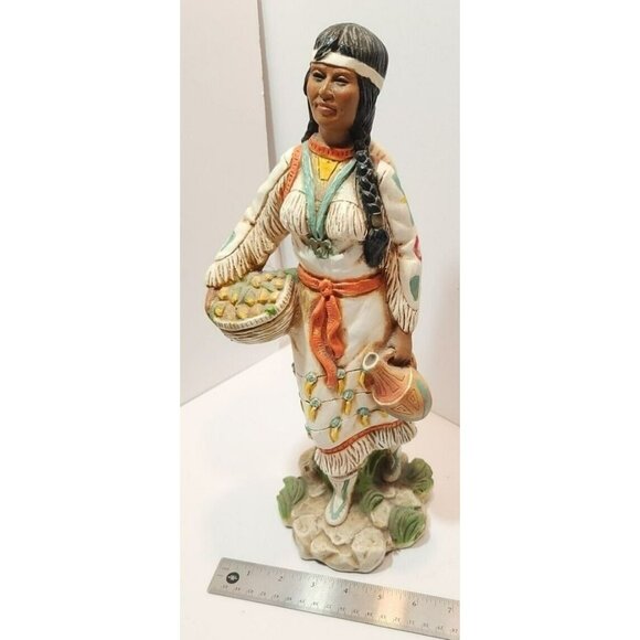 Vtg Universal Statuary Corp Native American Woman w/Baby Signed Kendric 1978 - Picture 15 of 15